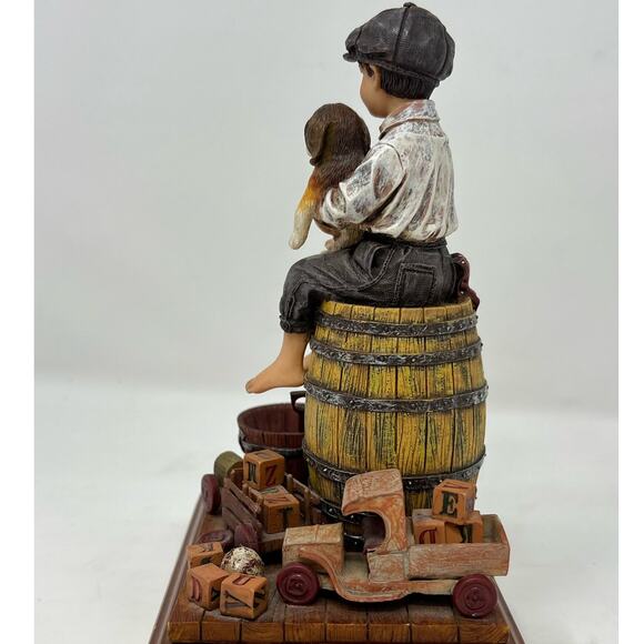 Rare Vintage 1998  Jim Daly "The New Puppy" Figurine # 1 /0222   Limited Edition - Picture 6 of 8